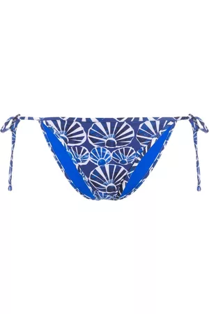 La DoubleJ Bragas de bikini con estampado gráfico y tiras