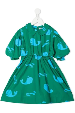 REJINA PYO Vestido Nora con ballena estampada