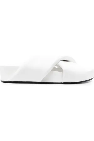 Jil Sander Sandalias slip-on con tiras cruzadas