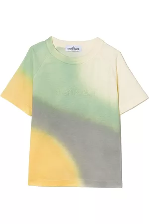 Stone Island Camiseta con motivo tie-dye y logo