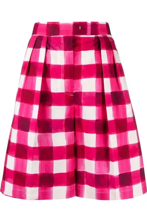 Msgm Bermudas de vestir a cuadros gingham