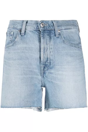7 for all Mankind Pantalones cortos con dobladillo sin rematar