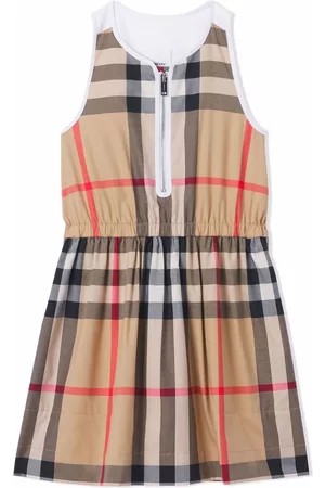 Burberry Vestido a cuadros sin mangas