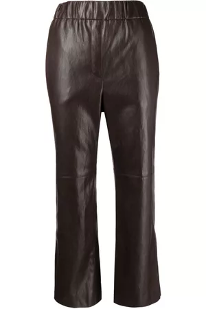 GOEN.J Pantalones capri de talle alto