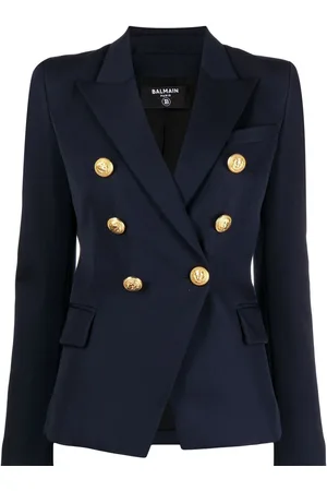Balmain Blazer Laine con doble botonadura