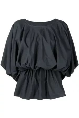 GOEN.J Blusa acampanada de manga farol