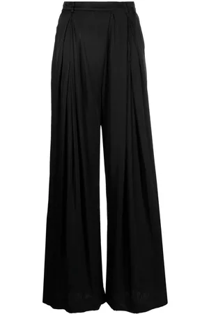 GOEN.J Pantalones anchos plisados