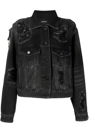 GOEN.J Chaqueta vaquera con efecto envejecido