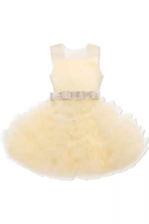 Tulleen Vestido Azalea con volantes y lazo