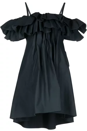 GOEN.J Vestido con volantes y hombros descubiertos