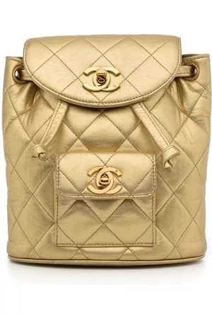 CHANEL Mochila Duma con acolchado de rombos 1992