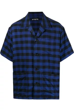 MASTERMIND Camisa bordada a cuadros