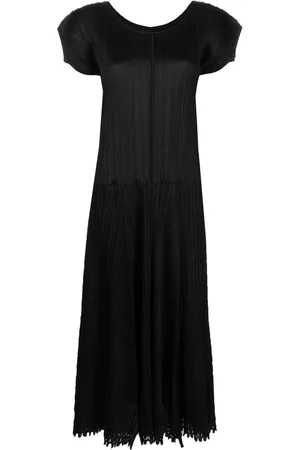 Issey Miyake Vestido Pleats Please acampanado 2000