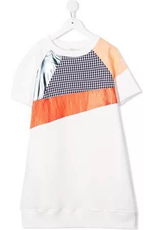 Le pandorine Vestido estilo jersey con diseño patchwork