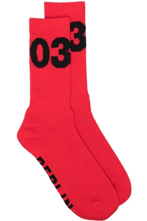 032c Calcetines de punto de intarsia
