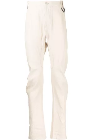MASNADA Pantalones chinos slim con estampado a rayas diplomáticas