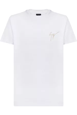 Giuseppe Zanotti Camiseta con logo bordado
