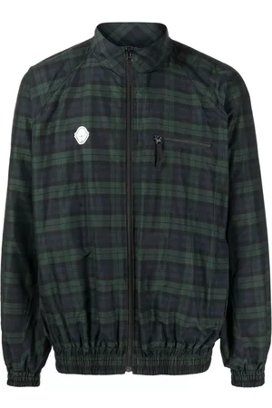 UNDERCOVER Chaqueta bomber con motivo de cuadros