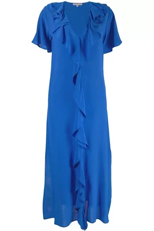 Gold Hawk Vestido con ribetes de volantes