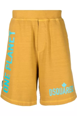 Dsquared2 Pantalones cortos de deporte con logo estampado
