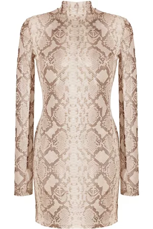 Philipp Plein Vestido con cuello alto
