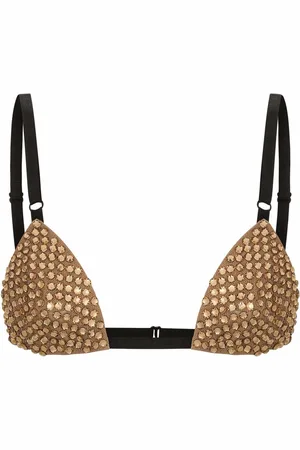 Dolce & Gabbana Corpiño con apliques de strass