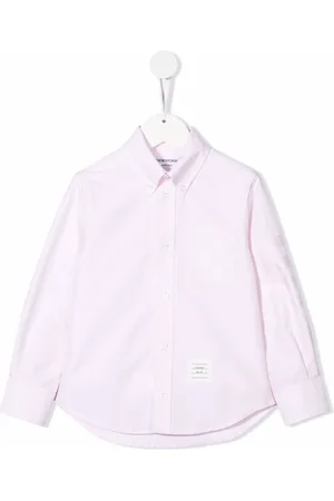 Thom Browne Camisa con logo estampado y botones