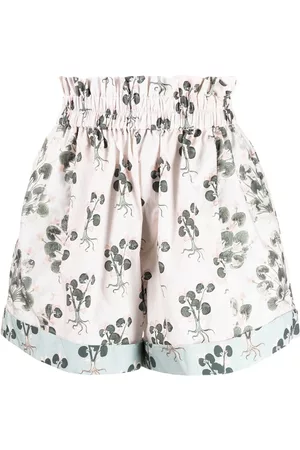 BIYAN Shorts con estampado floral