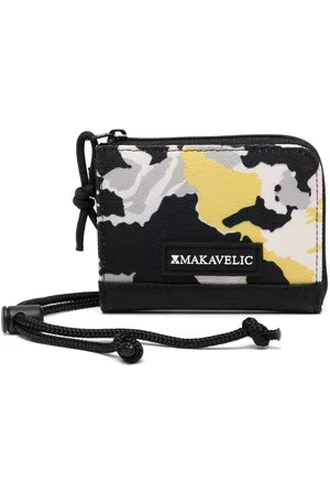 Makavelic Cartera con motivo militar y logo