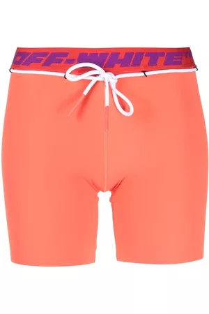 OFF-WHITE Pantalones cortos de chándal con cinturilla del logo