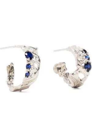 Lee Pendientes Argenti con zafiro
