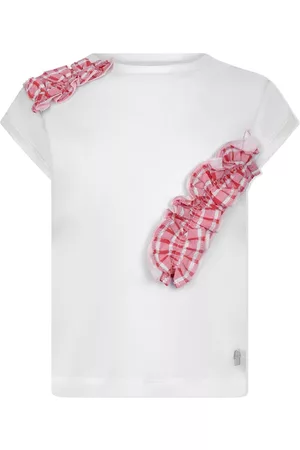 Simonetta Camisa a cuadros con volantes