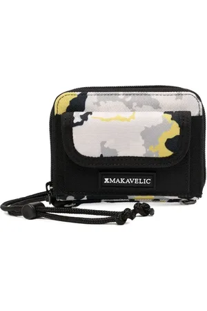 Makavelic Cartera con motivo militar y logo