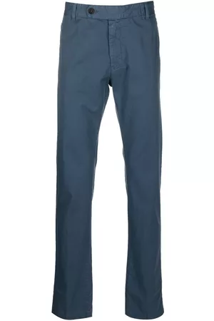 MASSIMO ALBA Pantalones chino con botones descentrados