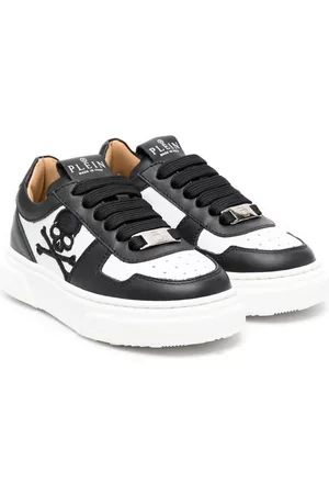 Philipp Plein Zapatillas bajas con calavera bordada