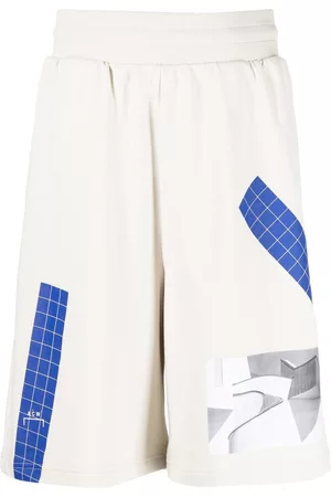 A-cold-wall* Pantalones cortos de chándal con motivo gráfico