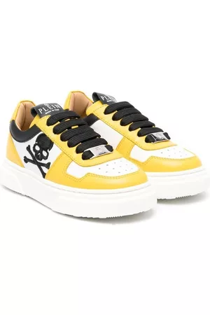 Philipp Plein Zapatillas con motivo Skull bordado