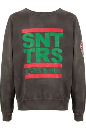 SAINT MXXXXXX Sudadera con logo y cuello redondo