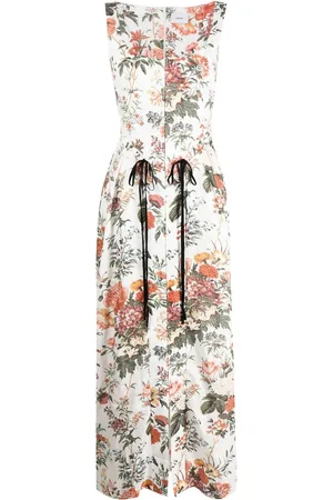 Erdem Vestido con vuelo floral