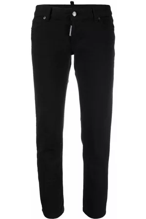 Dsquared2 Pantalones capri con cierre de botón