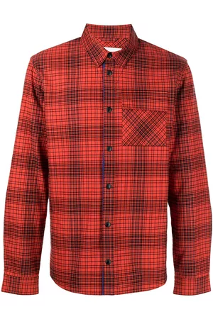 Aztech Camisa a cuadros de manga larga