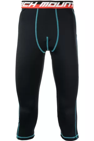 Aztech Leggins capri con logo en la cinturilla