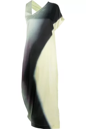 Issey Miyake Vestido largo asimétrico
