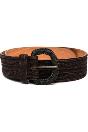 Saint Laurent Cinturón con detalle trenzado 1970