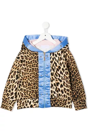 Roberto Cavalli Sudadera con estampado de leopardo