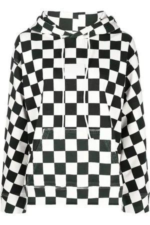 Maison Margiela Sudadera con capucha y motivo ajedrezado
