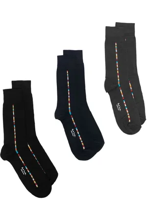 Paul Smith Pack de tres pares de calcetines estampados