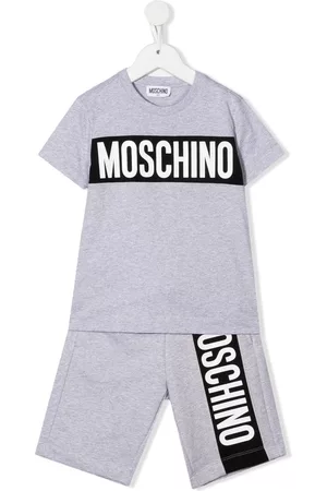 Moschino Conjunto corto con logo estampado