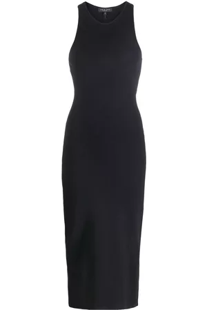RAG&BONE Vestido de canalé midi sin mangas