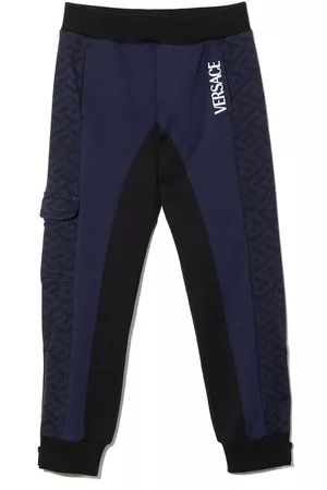 VERSACE Pantalones de chándal con estampado Greca